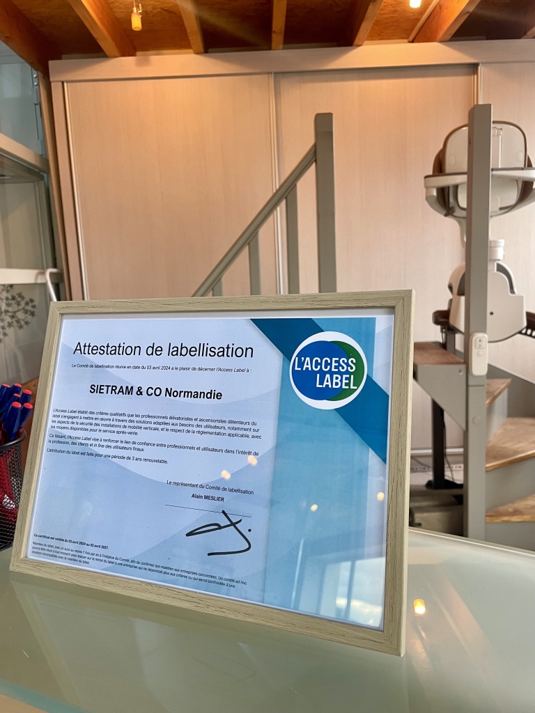 SIETRAM & CO obtient l&rsquo;Access Label !