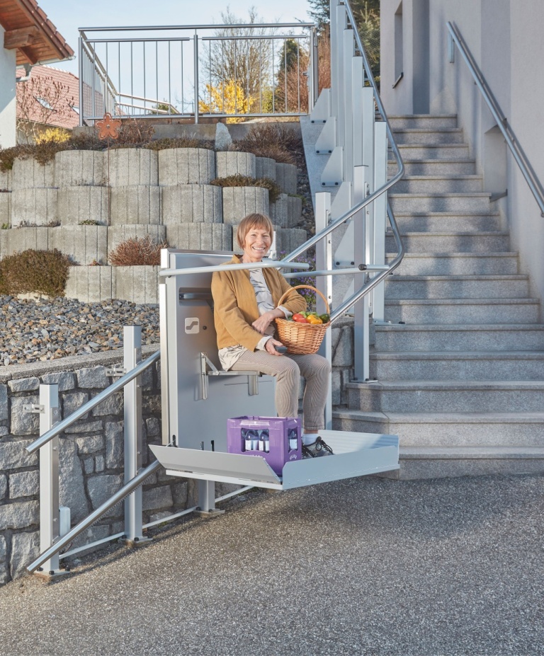 plateforme élévatrice extérieur pour escalier