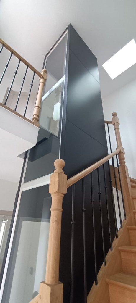 maison avec ascenseur privatif vitré