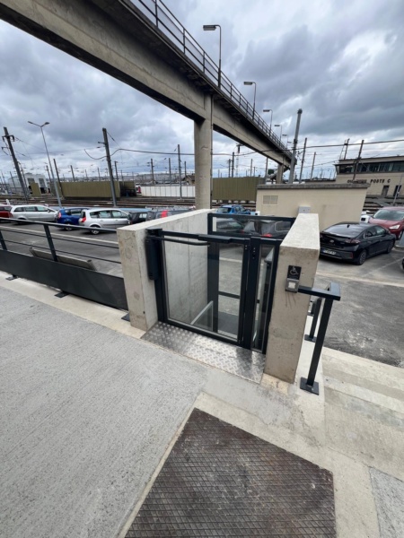 Élévateur PMR au technicentre SNCF de Bobigny (93)