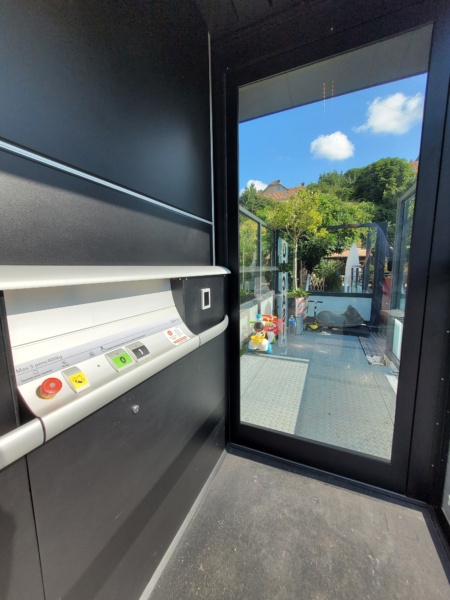 Installation d'un élévateur privatif extérieur à Gonfreville l'Orcher (76)
